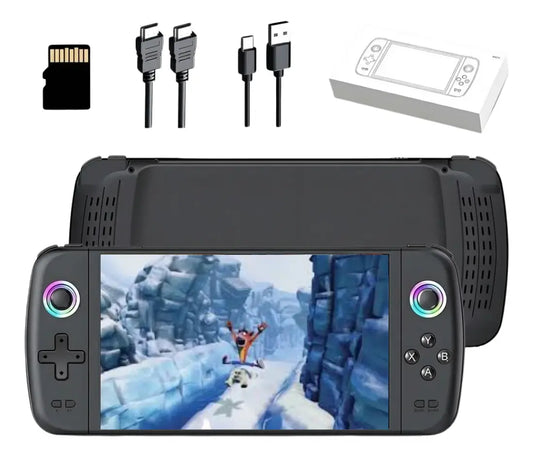Consola Portátil Retro M27 64Gb 20,000+ Juegos Pantalla Ips 7 Pulgadas