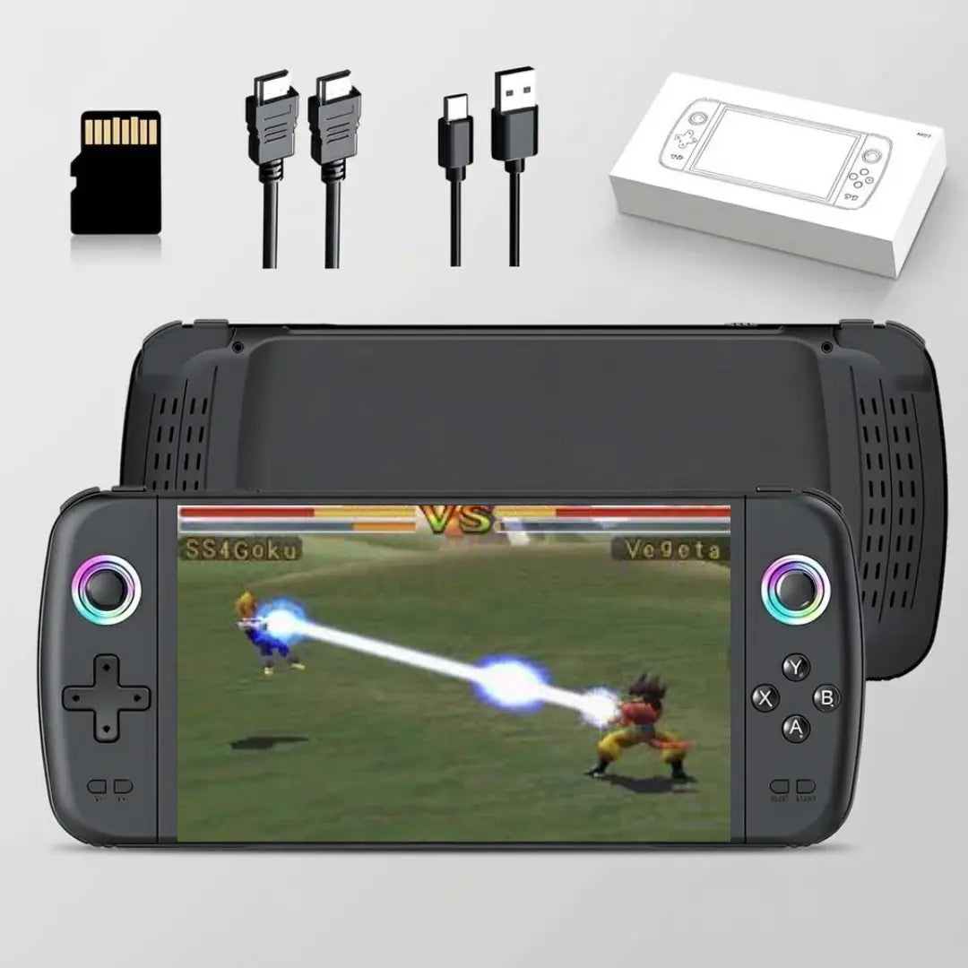 Consola Portátil Retro M27 64Gb 20,000+ Juegos Pantalla Ips 7 Pulgadas