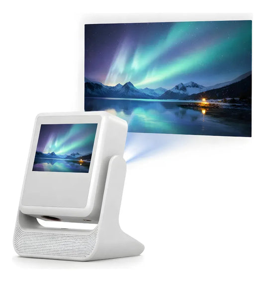 Proyector LED 4K A2 PRO con Pantalla Táctil de 8" | WiFi, Bluetooth y Android
