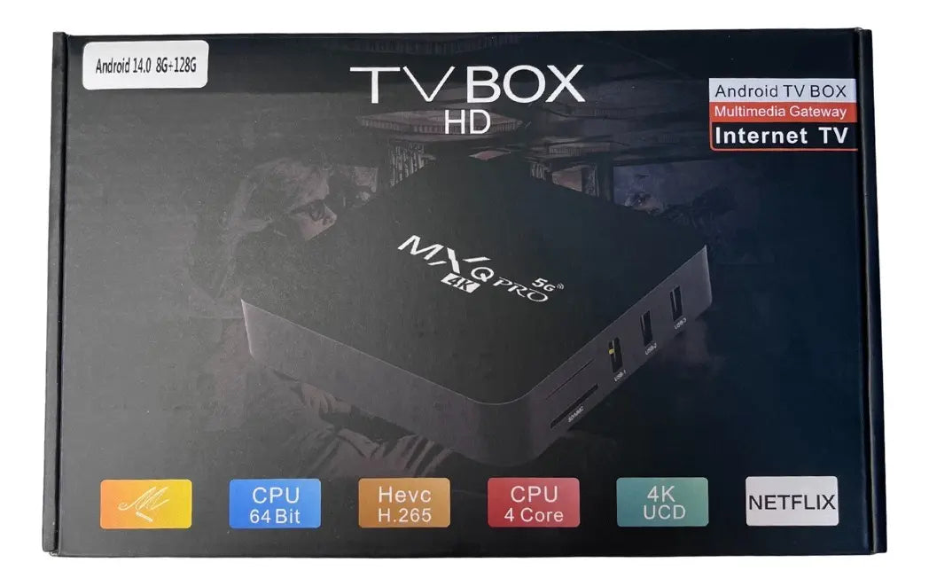 Tv Box Mx Q Pro 4k 12 128gb 8gb Ram Streaming