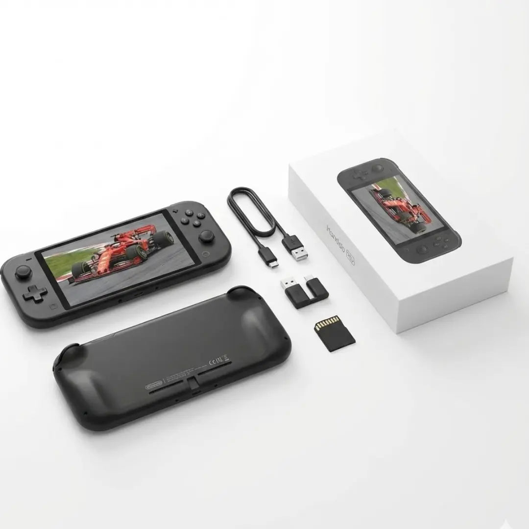 Consola Portátil Retro M27 64Gb 20,000+ Juegos Pantalla Ips 7 Pulgadas