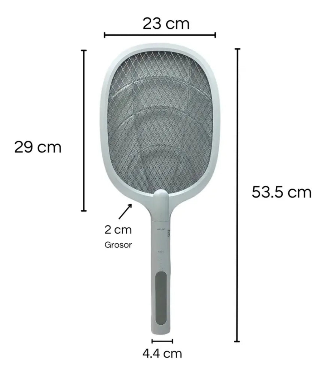 Raqueta matamoscas eléctrica Recargable