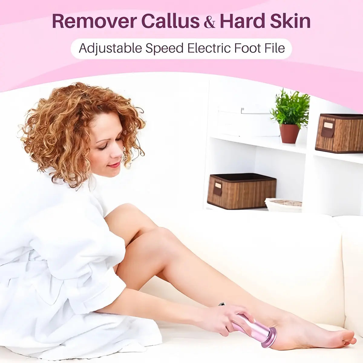 Flexiverse Recargable Removedor De Callo Lima Para Pies+taladro De Uñas
