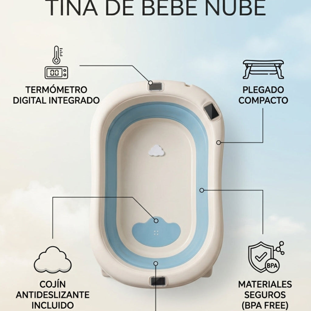 Tina De Bebé Nube