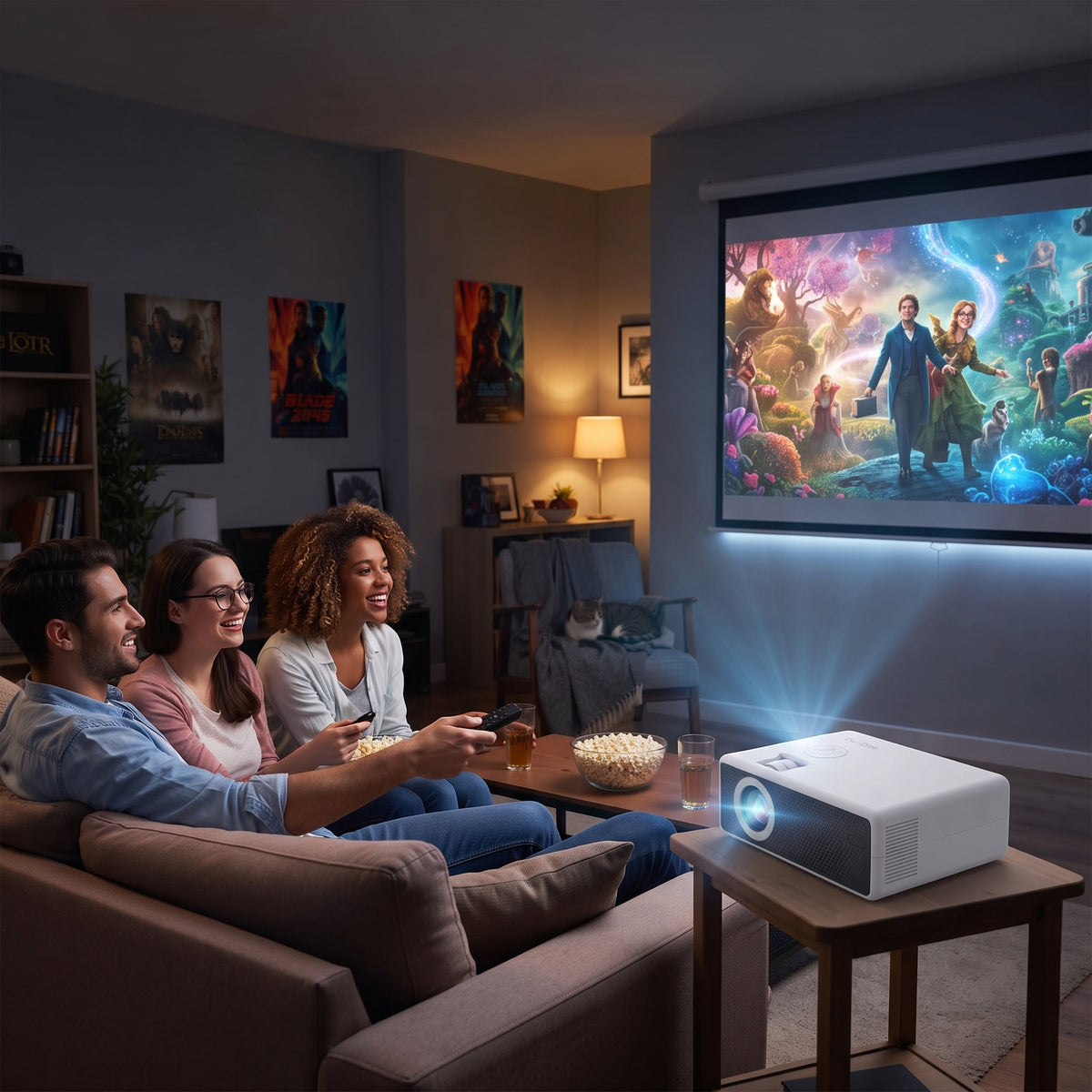 Proyector Smart GOODEE AC201 Con Netflix Y YouTube