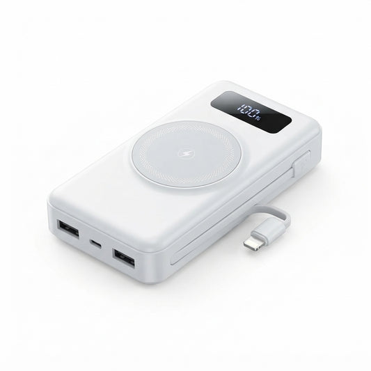 Power Bank Q6 Pro 30.000 mAh Carga Rápida Inalámbrica 22.5W