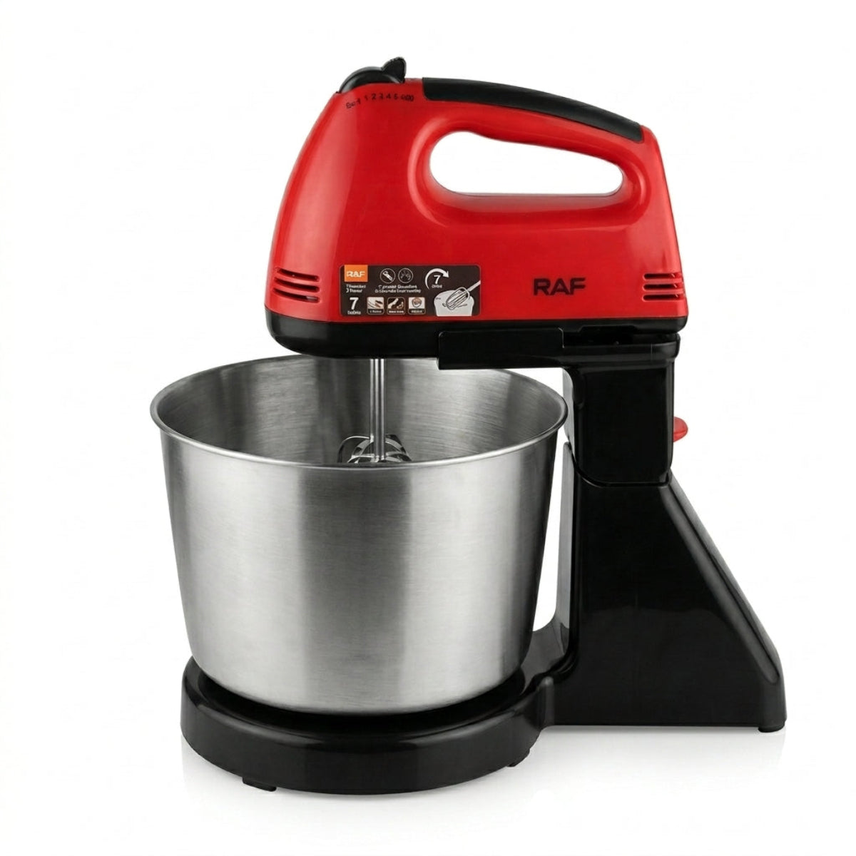 Batidora de Pedestal RAF 2 Litros 200W – Mezcladora Eléctrica para Repostería