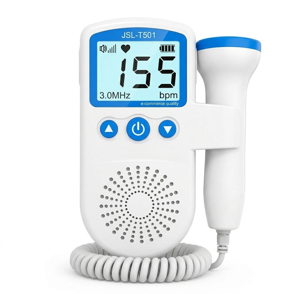 Doppler Fetal Portátil JSL-T501 Para Escuchar Latidos Del Bebé
