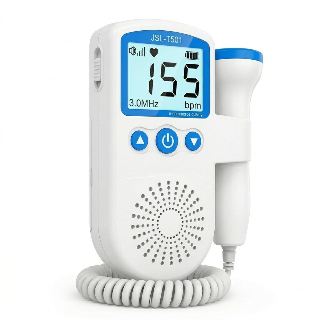 Doppler Fetal Portátil JSL-T501 Para Escuchar Latidos Del Bebé
