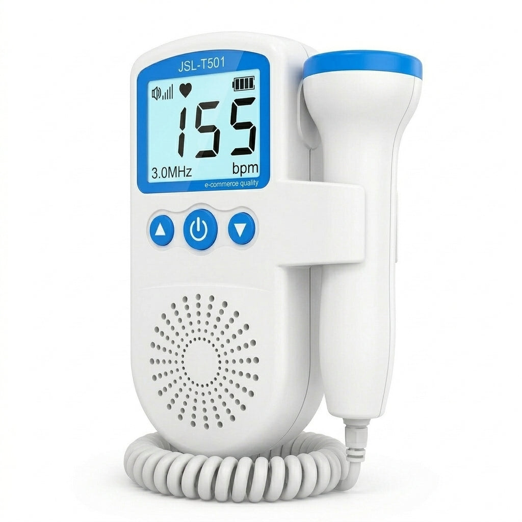 Doppler Fetal Portátil JSL-T501 Para Escuchar Latidos Del Bebé