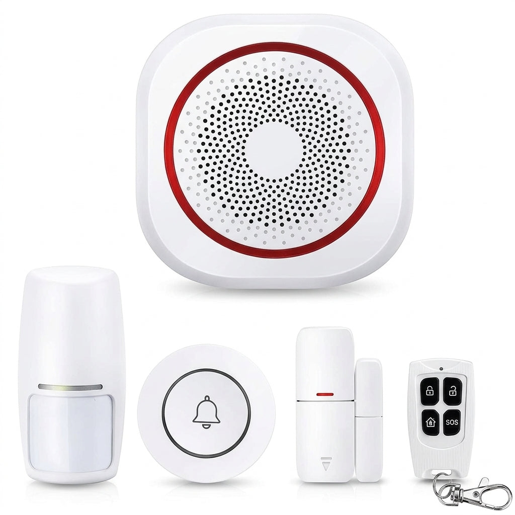 Alarma WiFi Sensor Movimiento Casa Smart Security Compatible Alexa Tuya