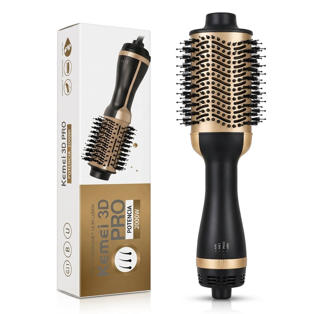 Cepillo Secador y Modelador Keratin 3D Pro 2000W