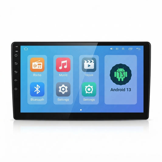 Pantalla Android Carplay Radio 10" Para Auto + GPS + Cámara Reversa