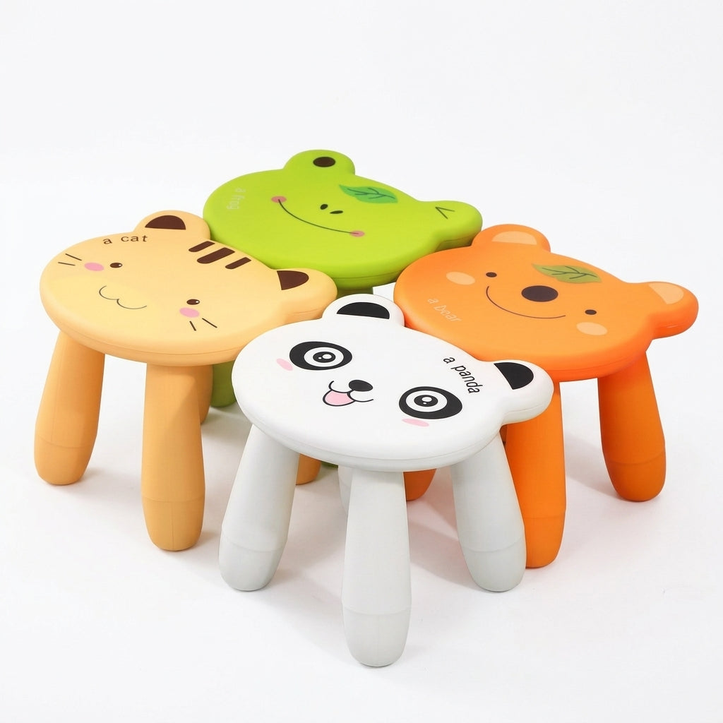 Silla Infantil De Plástico Con Diseño De Animales