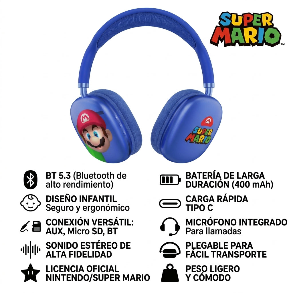 Audífono Bluetooth Mario I12M