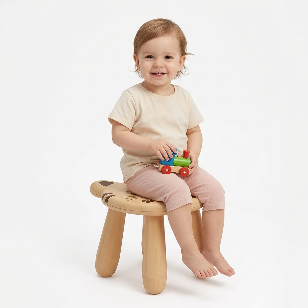 Silla Infantil De Plástico Con Diseño De Animales