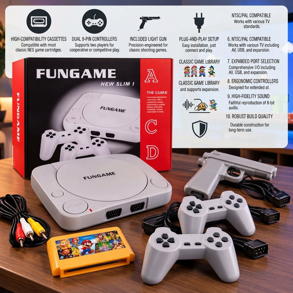 Consola Poly Station FS-1 Retro Con Controles Para TV