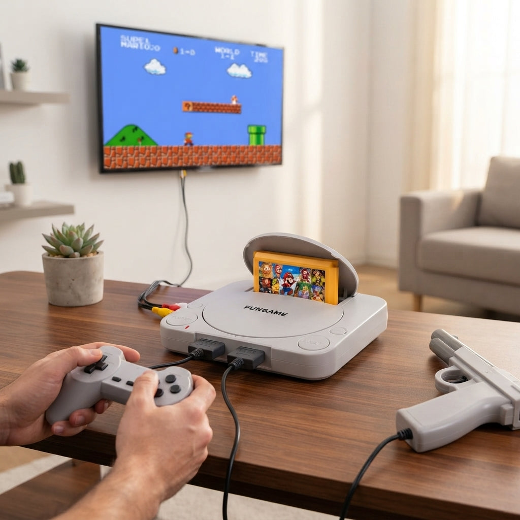Consola Poly Station FS-1 Retro Con Controles Para TV