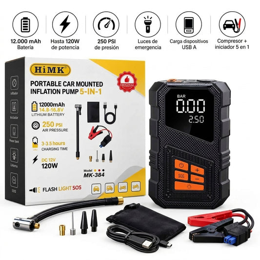 Compresor + Iniciador 5 En 1 MK-384