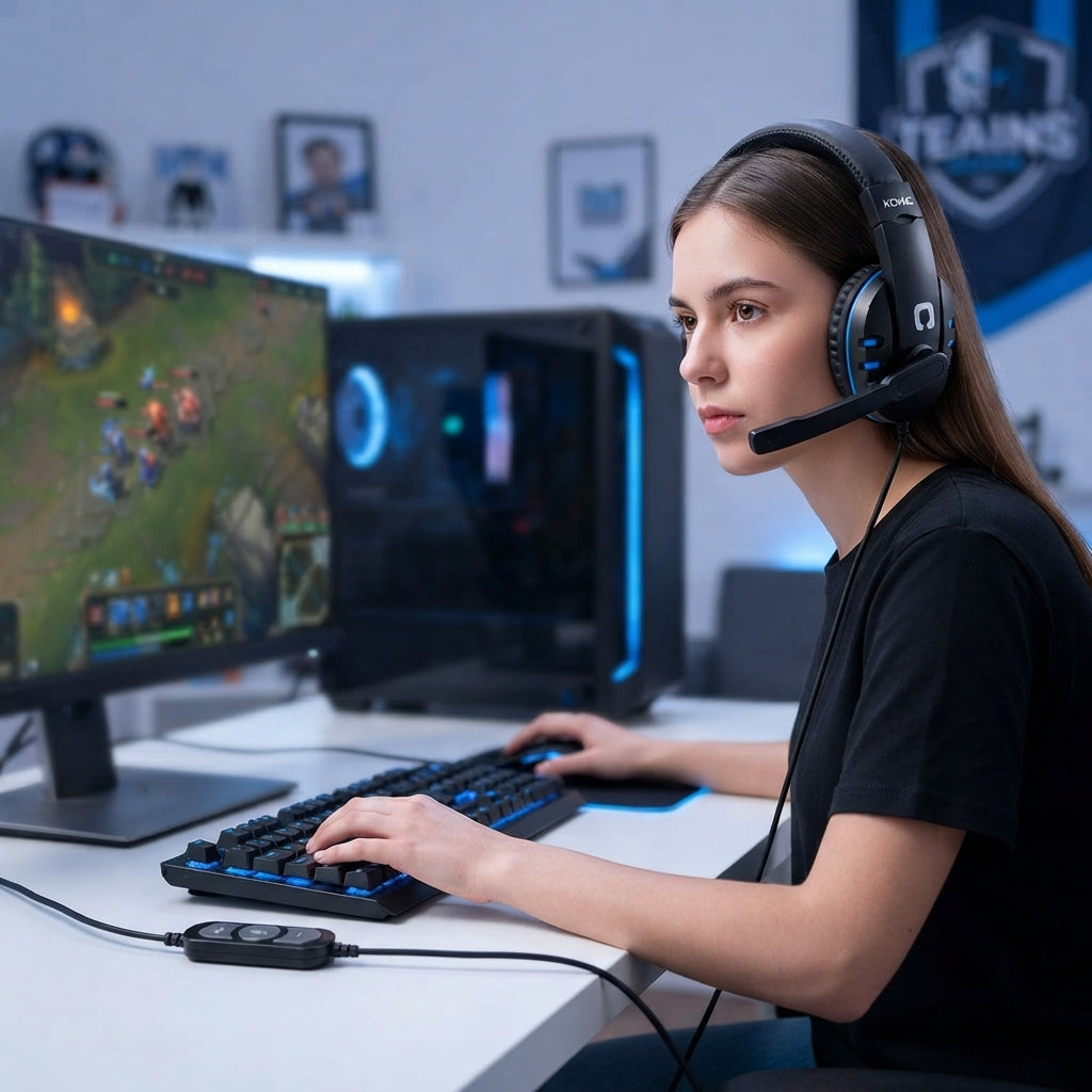 Audífono Gamer USB B21
