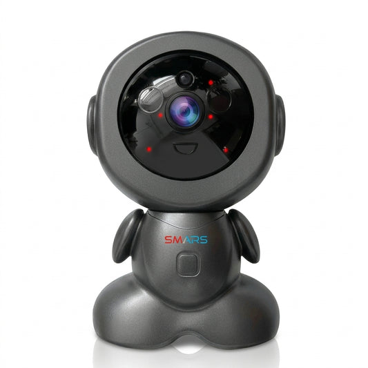 Cámara De Vigilancia Wi-Fi Innovo Tipo Robot Con Visión Nocturna Y App
