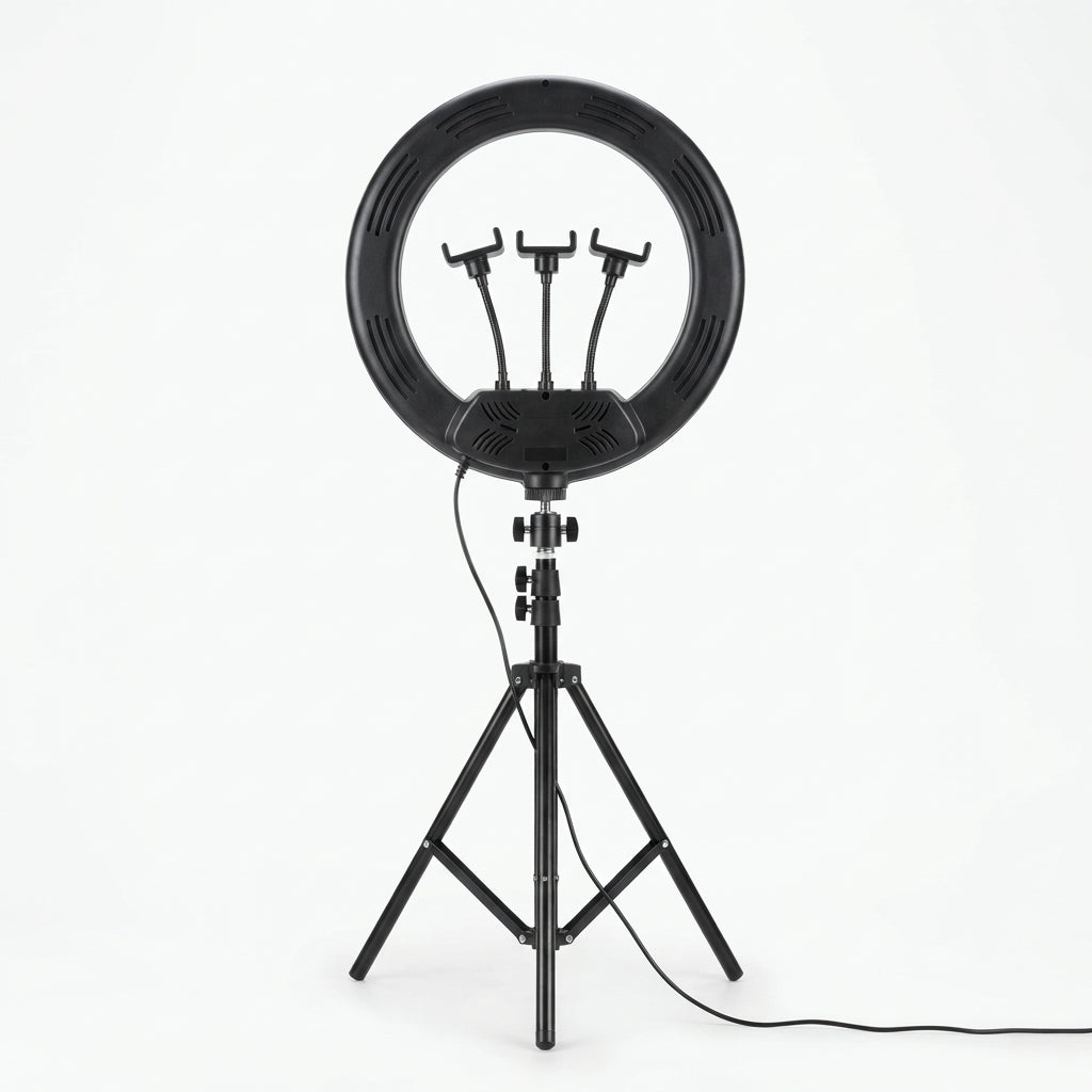 Aro De Luz MJ-45 RGB Con Trípode De 2 Metros Y 3 Soportes