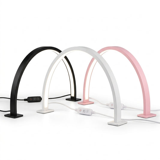 Lámpara LED Media Luna Para Uñas SUN Nails Con Luz Regulable USB