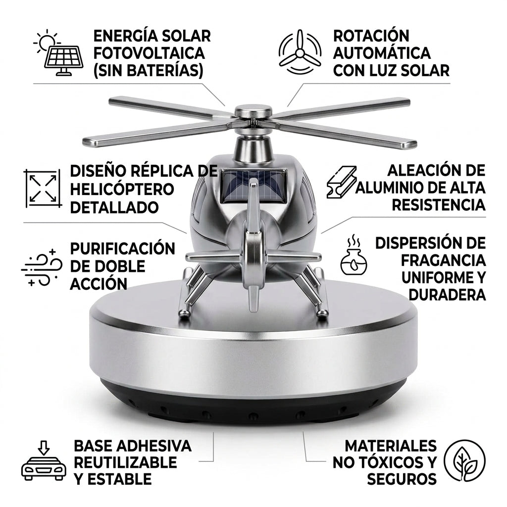Helicóptero Ambientador Para Carro