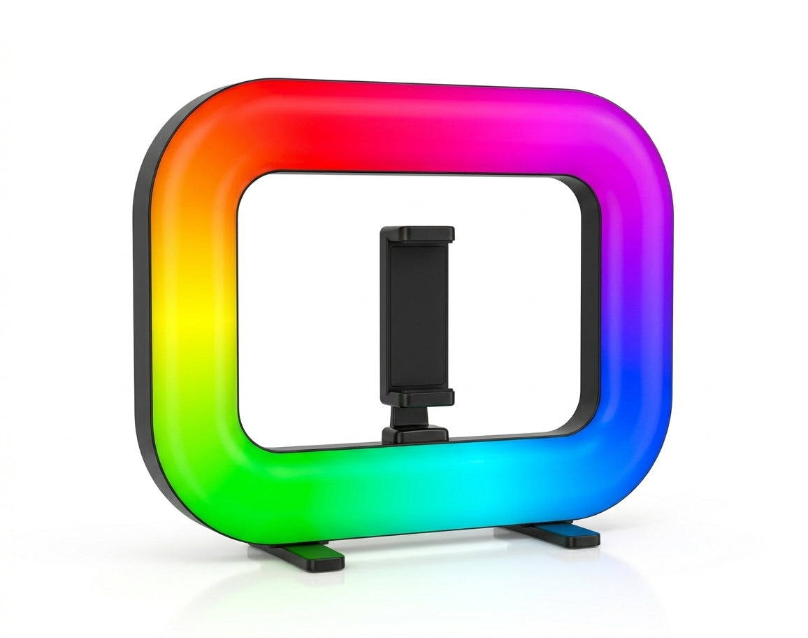 Aro de Luz RGB LED para Fotografía, Streaming y Maquillaje
