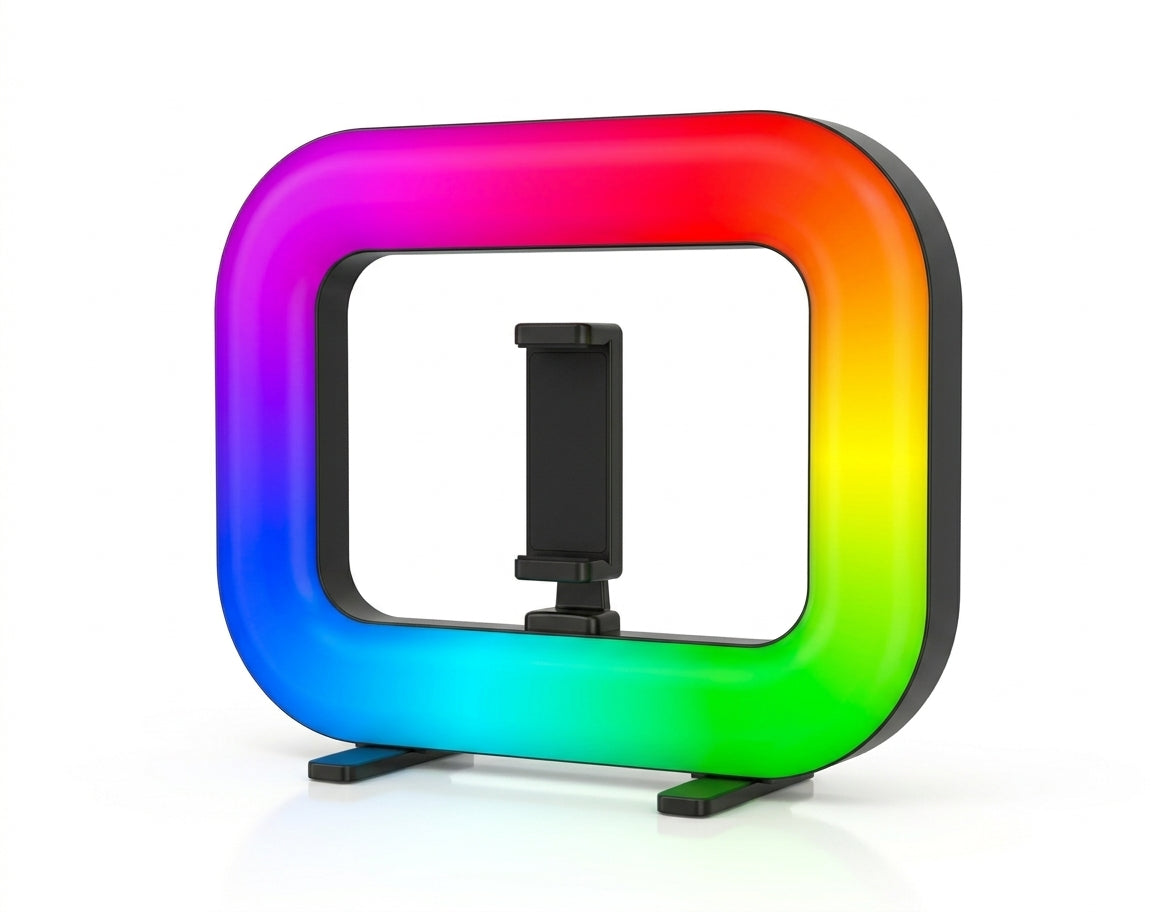 Aro de Luz RGB LED para Fotografía, Streaming y Maquillaje