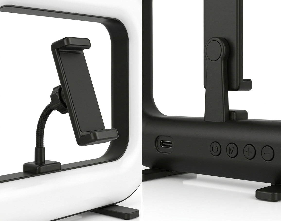 Aro de Luz RGB LED para Fotografía, Streaming y Maquillaje