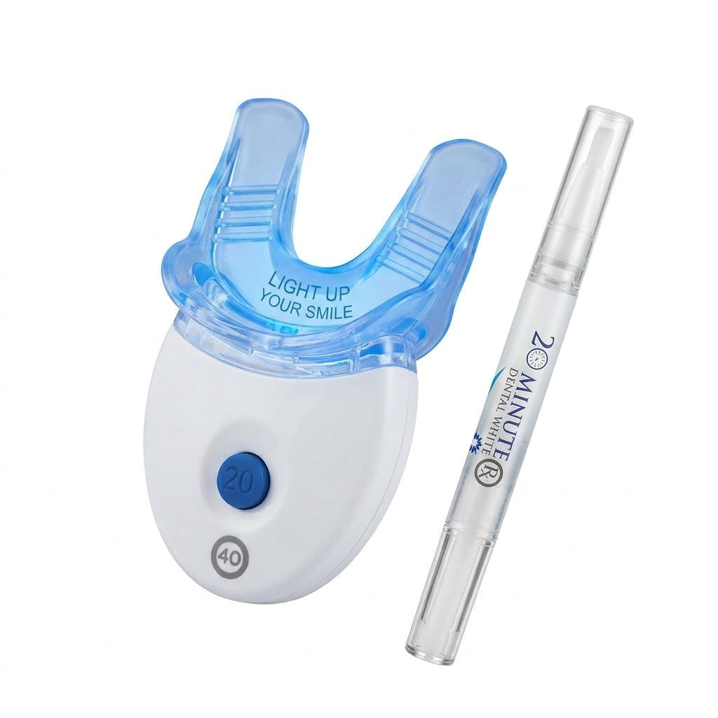 Blanqueador Dental 20 Minutos Con Luz LED Y Gel