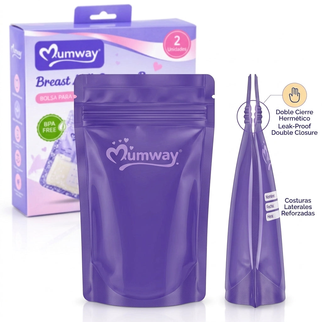 Bolsas Para Almacenar Leche Materna 180 Ml X 2 Unidades