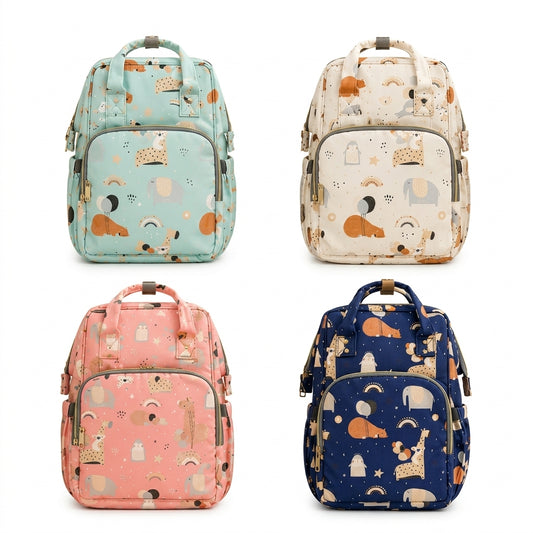 Pañalera Multifuncional Tipo Mochila Para Bebé