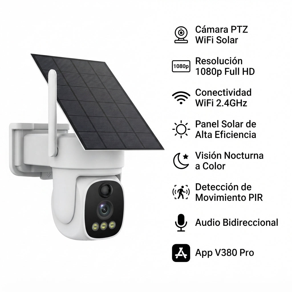 Cámara WiFi Solar QL01Cámara WiFi Solar QL01
