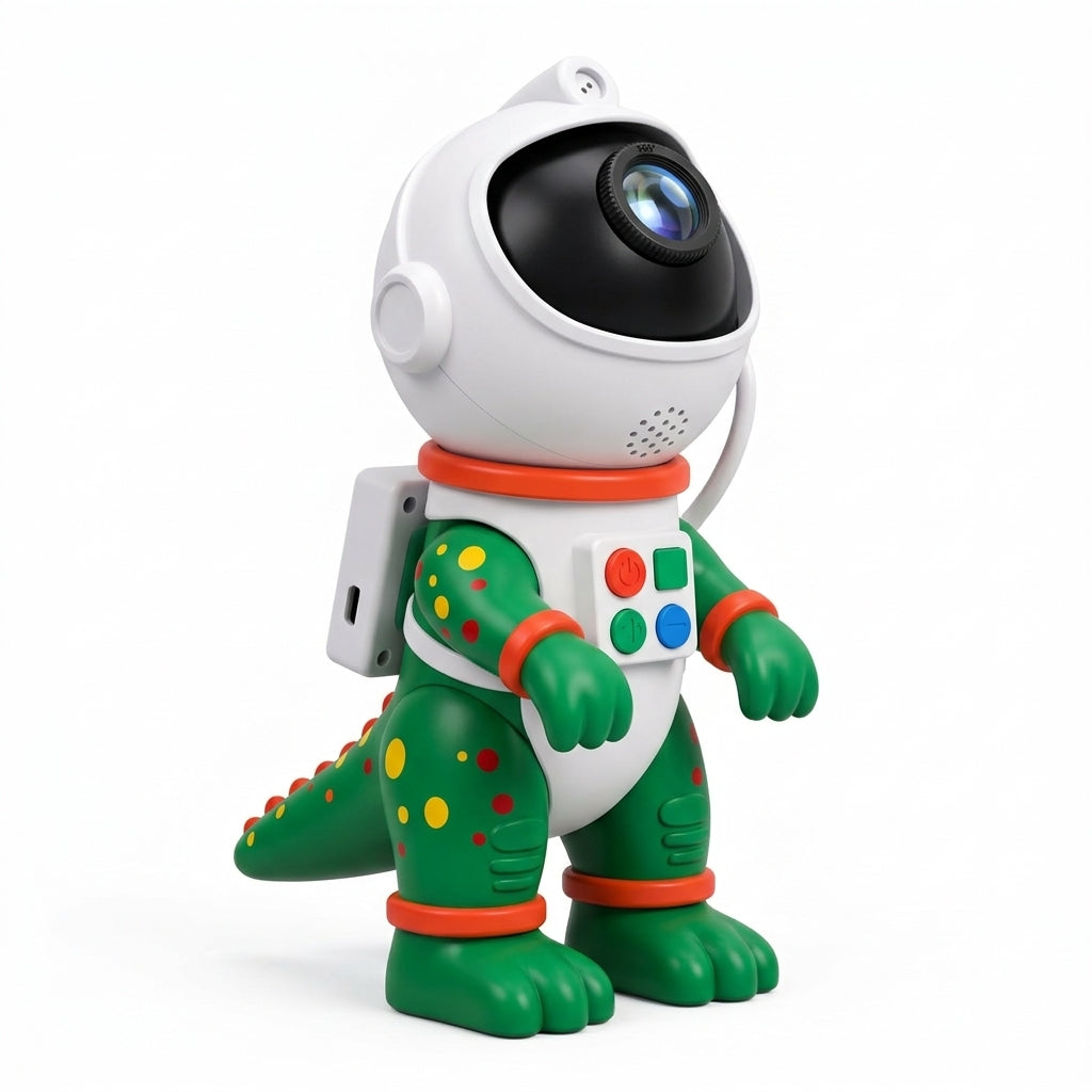 Proyector Astronauta Dinosaurio QS01 Con Luz Ambiental