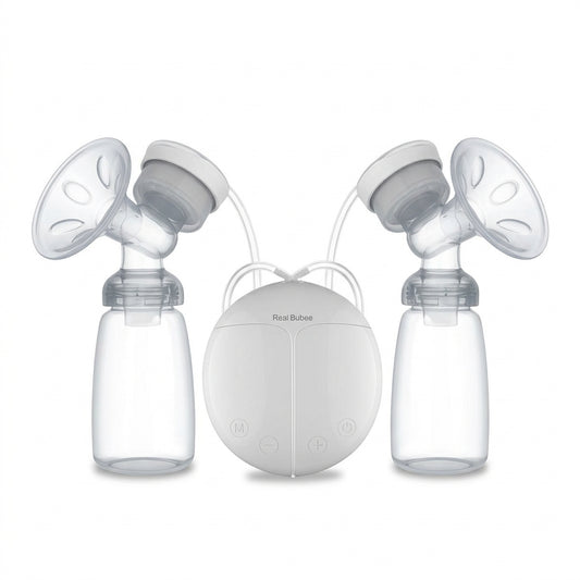 Extractor De Leche Eléctrico Doble Real Bubee RBX-8025S-2 – USB Con Masaje Y Succión
