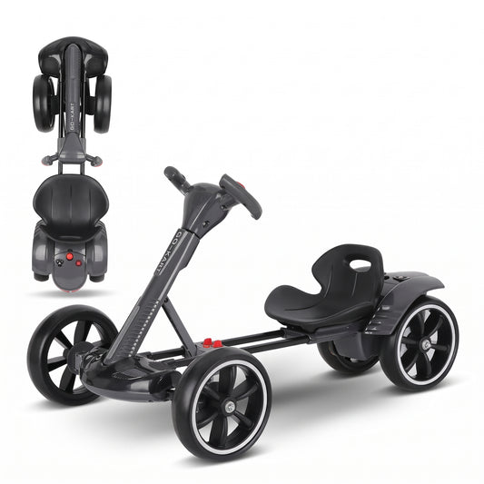 Go Kart Eléctrico Plegable Para Niños Con Asiento Ajustable