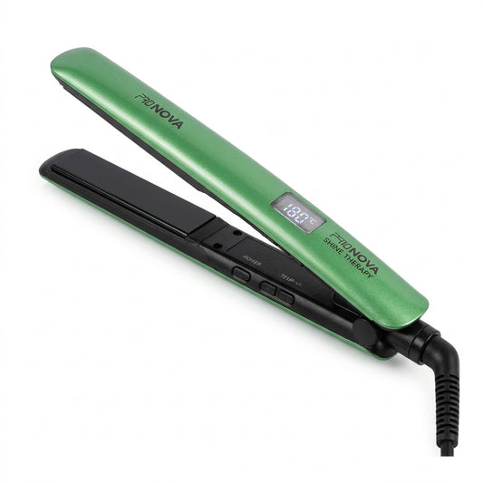 Plancha Alisadora Cabello Pronova Shine Therapy Aguacate