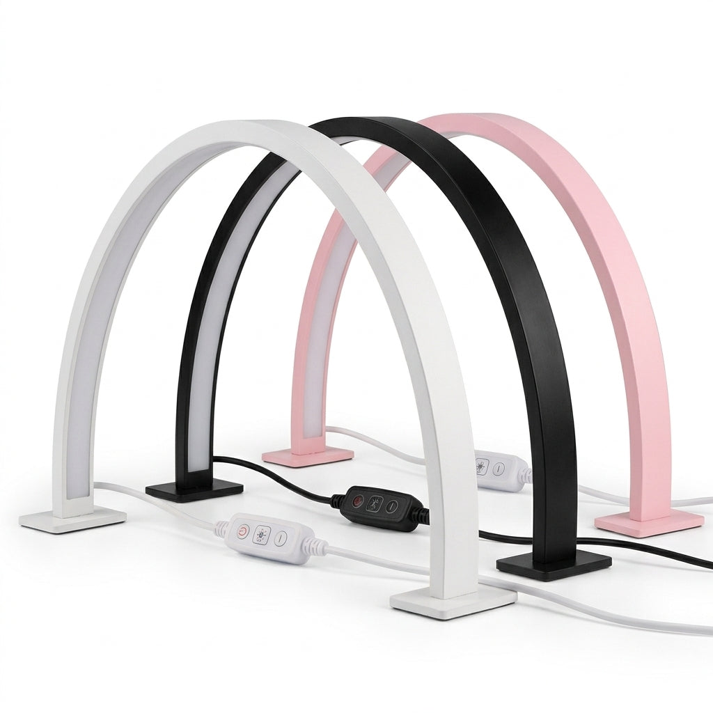 Lámpara LED Media Luna Para Uñas SUN Nails Con Luz Regulable USB