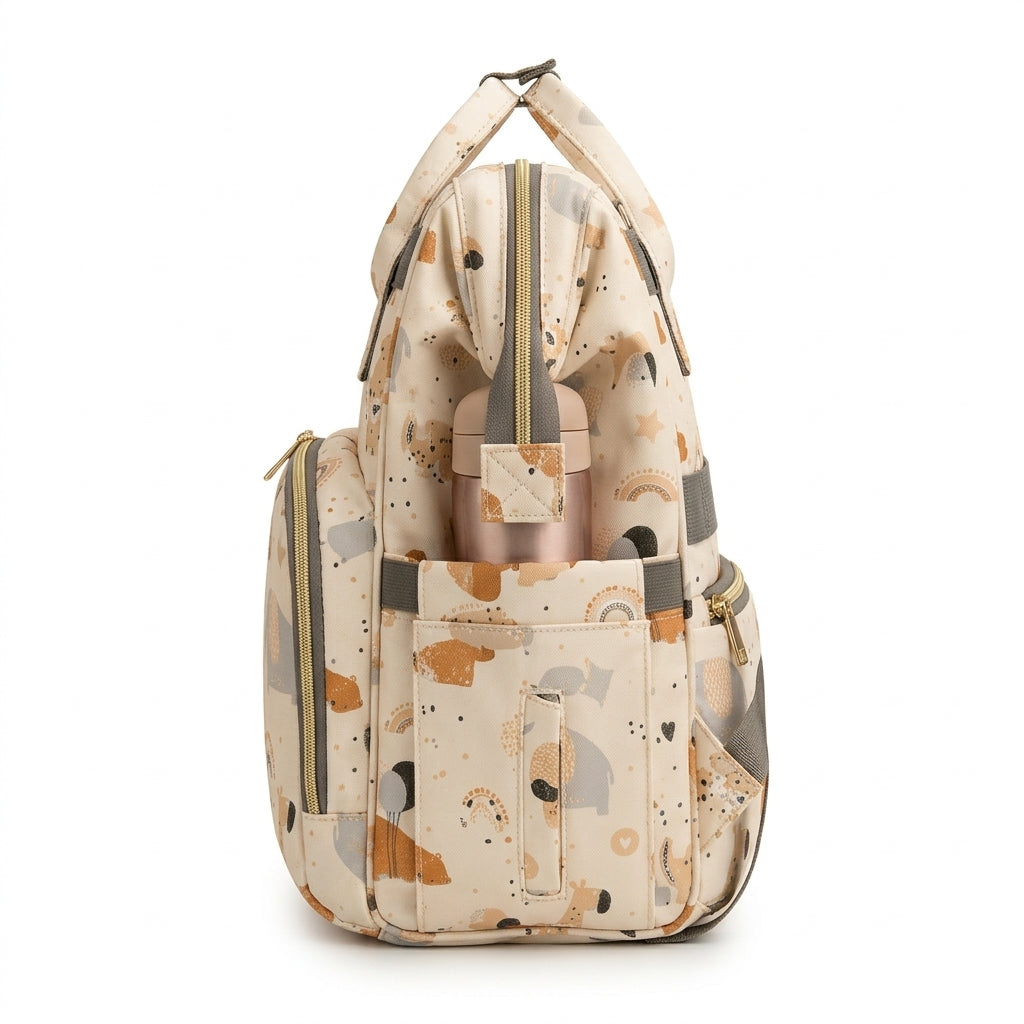 Pañalera Multifuncional Tipo Mochila Para Bebé