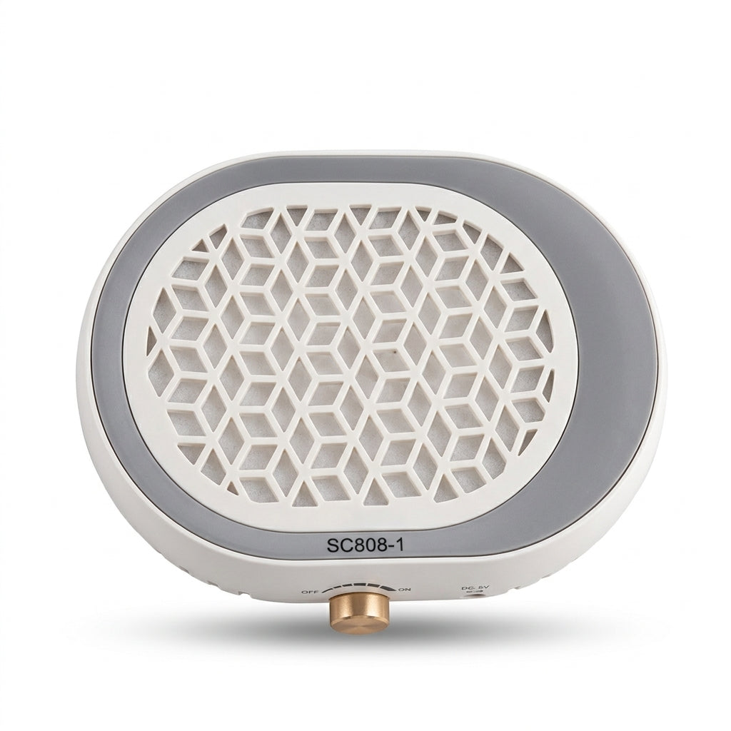 Extractor De Polvo Para Uñas Sc808-1 De 100W Con Velocidad Regulable