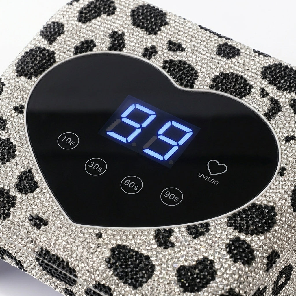 Lámpara UV/LED Para Uñas X20 Perlas Recargable De 72W Con Sensor Automático