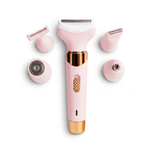 Depiladora Femenina Geemy GM-3074 4 En 1 Con Cabezales Intercambiables