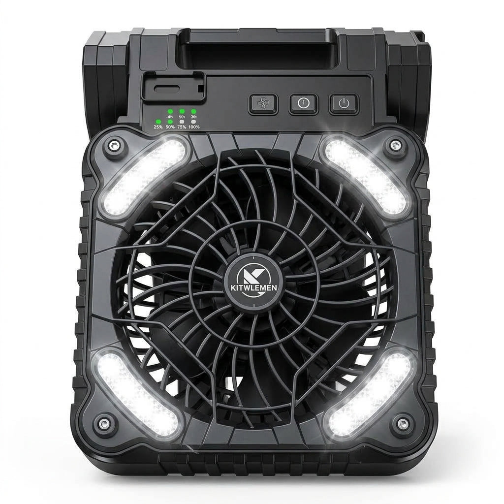 Ventilador Solar X99 2 En 1 Recargable