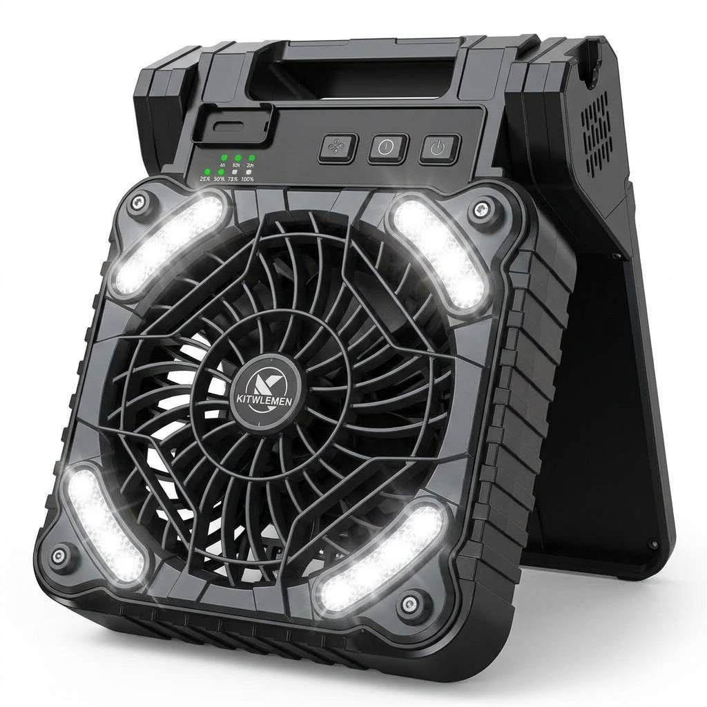 Ventilador Solar X99 2 En 1 Recargable