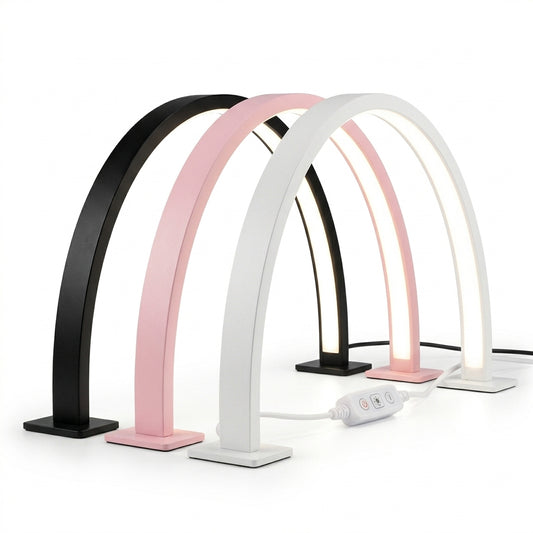 Lámpara De Mesa Media Luna WM-1 LED Regulable Para Manicure Y Pedicure