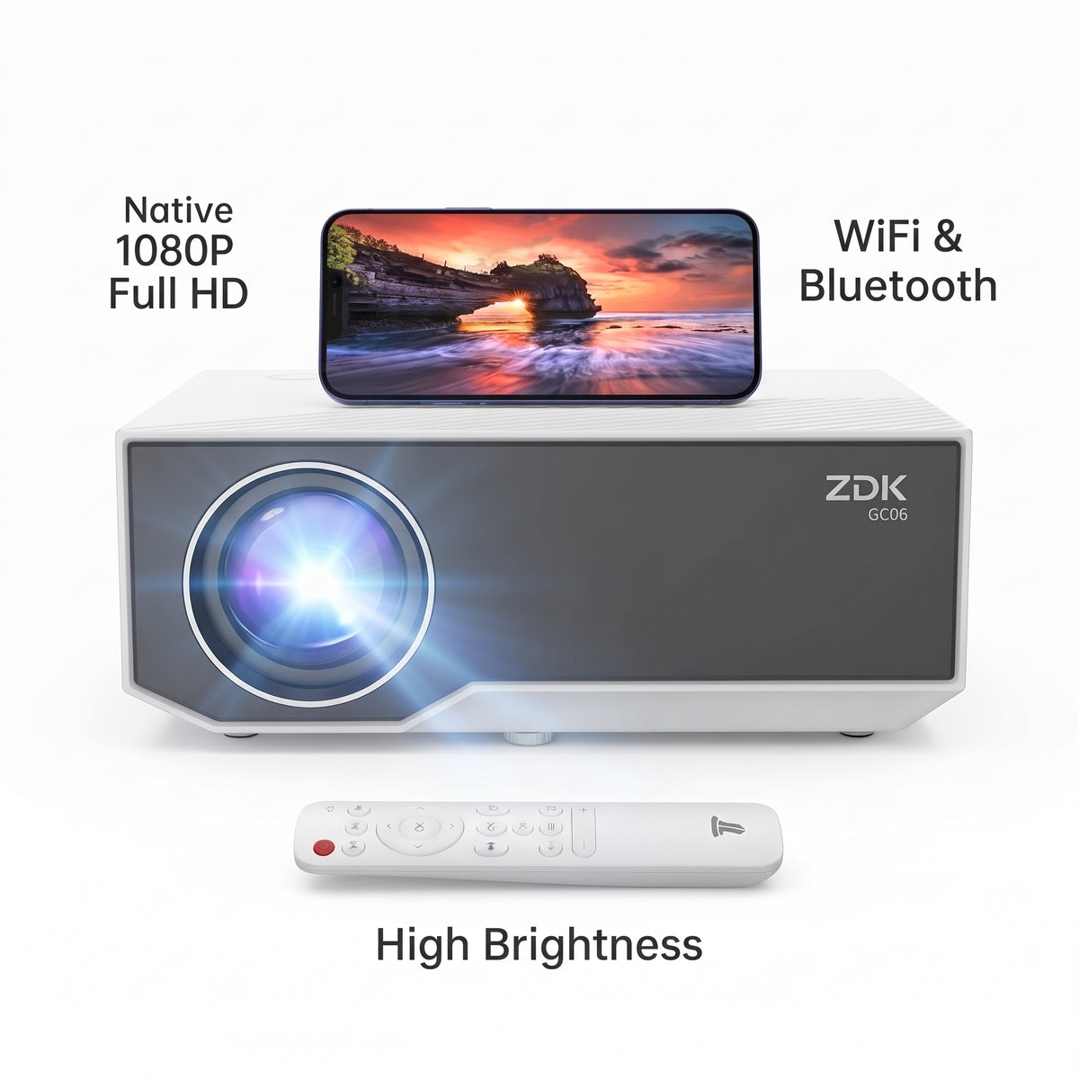 Proyector ZDK GC06 Para Cine En Casa