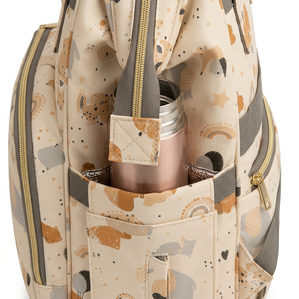 Pañalera Multifuncional Tipo Mochila Para Bebé