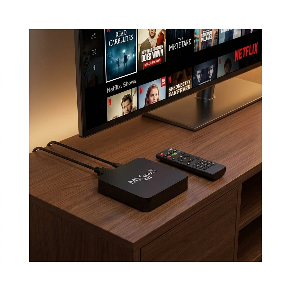 TvBox MxQ Pro4k 128GB Almacenamiento 8GB Ram
